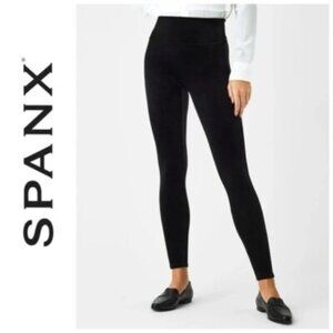 SPANX Black Velvet Pants